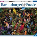 2D puzzel 1000 stukjes Vogelkunst