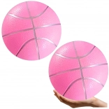 Pastel pink beach rubber ball 20 cm