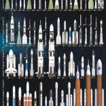 Puzzle International Space Rockets 1000 Pieces