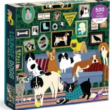 Square Puzzle Dogs in the Lounge 500 Pieces