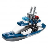 Qman 3-in-1 Escort Ship Building Set