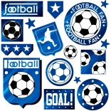 GOL iron-on transfers – small sheet
