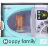 Children's battery-powered microwave oven with rotating plate