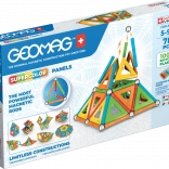 Geomag Supercolor Panels recycled magnetic construction set 78 pieces