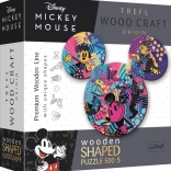 Puzzle en bois double face TREFL Wood Craft Origin Mickey Mouse 505 pièces