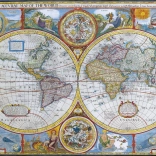 Puzzle EUROGRAPHICS Antique World Map 1000 Pieces