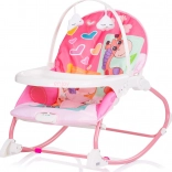 Fauteuil à bascule pour enfant Enjoy rose