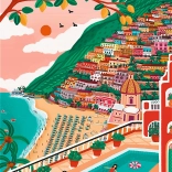 Puzzle Trefl Premium Plus Italy Positano 1000 pieces