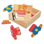 Dressing Up Bear Berta - Wooden Puzzle