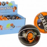Soft ball for children black-orange 7 cm
