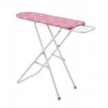 Roze kinderstrijkplank, hoogte 51 cm