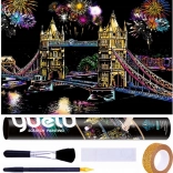 Immagine da Grattare Ponte della Torre di Londra 75x52 cm