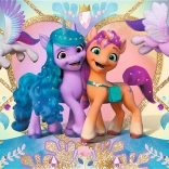 Puzzle 100 Pieces Glitter My Little Pony Sparkling Ponies