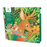 Mozaikowy zestaw leśne zwierzęta