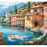 Puzzle Village by the Lake 2000 Pieces