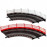 guardrail for Carrera GO!!!, GO!!! Plus and Digital 143 slot car tracks – set of 10 pcs