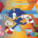 Puzzle Sonic 60 darabos Sonic akcióban