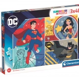 Puzzle 3×48 pièces DC Comics