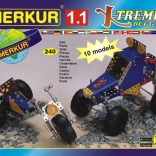 Construction Set Merkur Off-Road Vehicles 240 Pcs