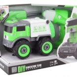 Skrue-sammen fjernstyret skraldebil med transformation til robot