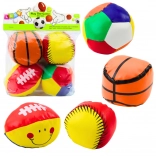 Soft Sports Balls Set of 4 pcs