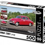 Puzzle RETRO-AUTA Škoda 1201 (1958), 500 pieces