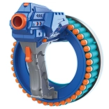 Foam dart gun with rotating magazine 21 cm