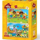 Puzzle Kids Having Fun 12 and 24 pieces