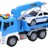 Tracteur avec voiture et effets