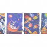 Diary with Lock 11×15 cm – Space, Unlined