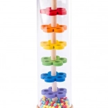 Priehľadná drevená sprcha do vane WOODY