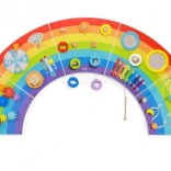 Drvena zidna senzorna i manipulativna ploča duga FSC – Viga