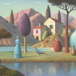 Puzzle HEYE Timeless: Lady in Blue 1000 pieces