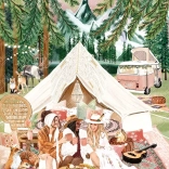 Camping puzzle 1000 pieces MAGNOLIA