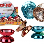 Yo-yo in alluminio Classic Jojo blu oro rosso