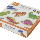 Wooden Dinosaur Magnets – Set of 20