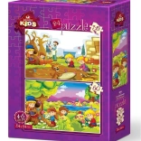 Little Botanists Puzzle 35 and 60 pieces