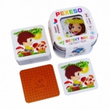 Pexeso Detský rok – vodeodolné, 64 kariet v kovovej krabičke
