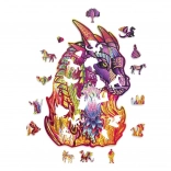 puzzle en bois dragon