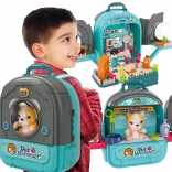 Woopie 3-in-1 Veterinary Backpack with Little House and Puppy