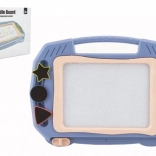 Lavagna magnetica da disegno blu per bambini