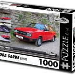 Puzzle RETRO-CARS Škoda Garde 1983, 1000 pieces