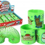 Iconic Green Spring with Christmas Motif 6 cm