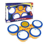 Digitale drums met lichteffecten