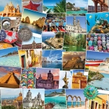 Puzzel EUROGRAPHICS Wereldreiziger – Mexico, 1000 stukjes