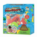 Foam Bath Stickers Crazy Dinosaurs with Net