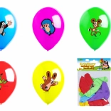 Opblaasballonnen Mol en vrienden, pastelkleuren, 5 stuks