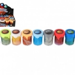 Metaliczny slime w kubeczku Układ Słoneczny