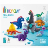 Hey Clay Mega dinoszauruszok – könnyű, levegőn száradó gyurma készlet