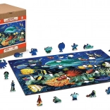wooden puzzle Underwater Adventure 2-in-1, 400 pieces